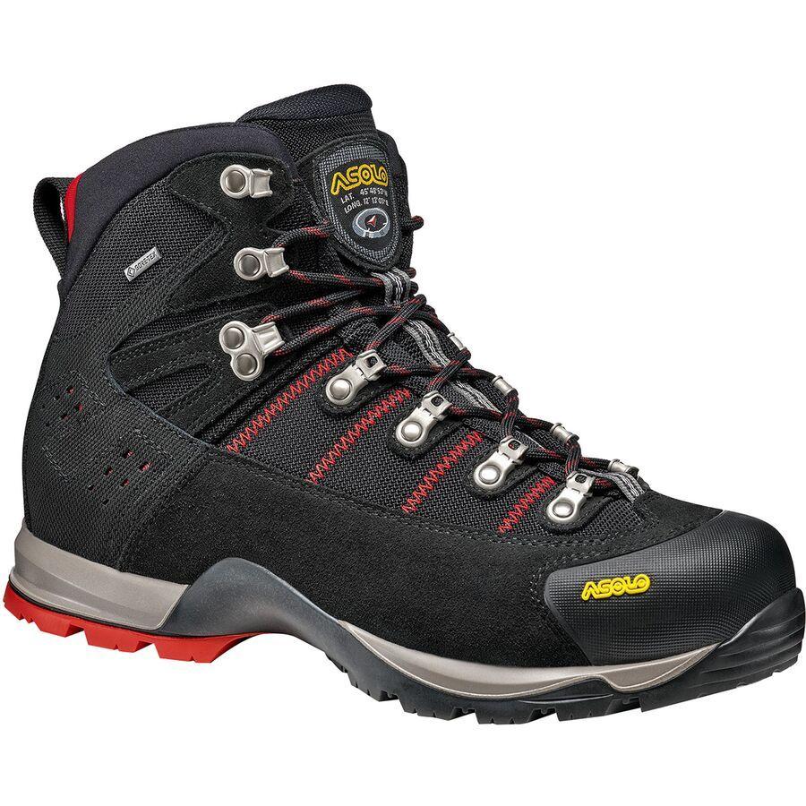 backcountry Asolo Fugitive GORE-TEX Boot - Men's Black/Red