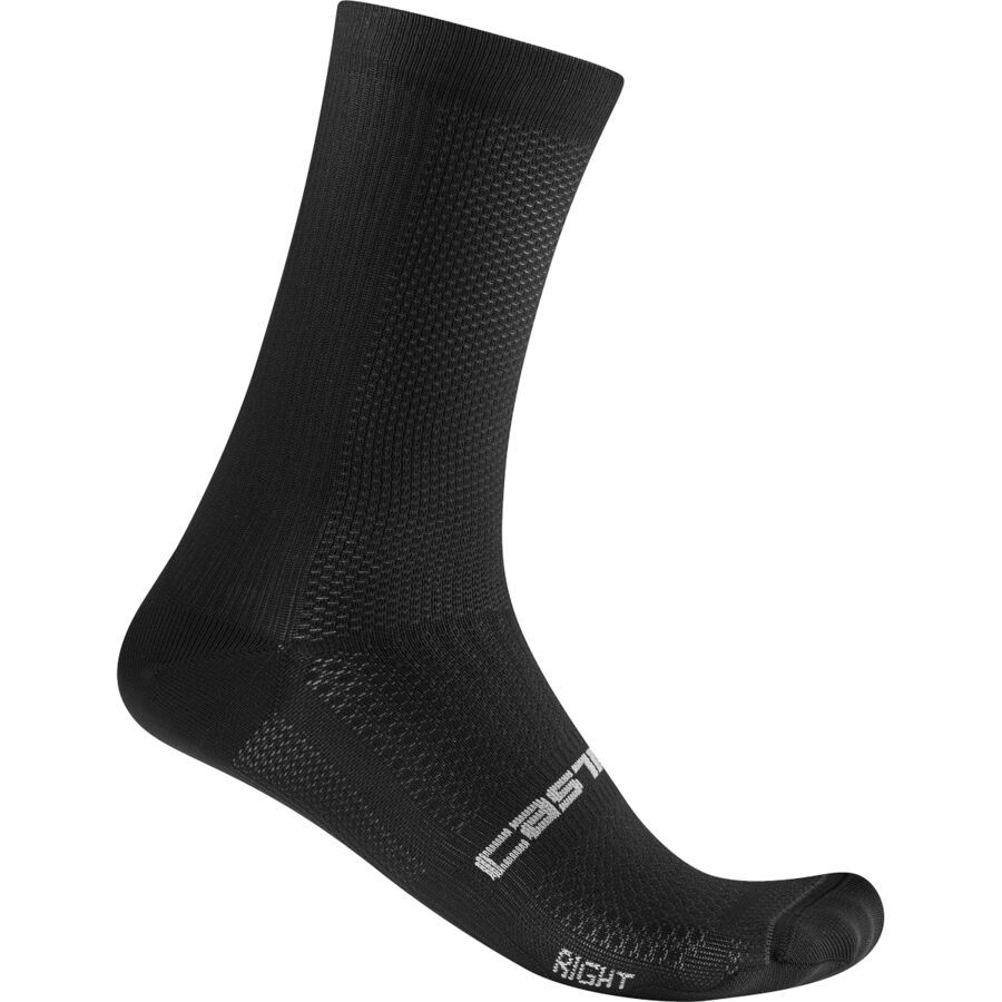 backcountry Castelli Espresso 18 Sock Black