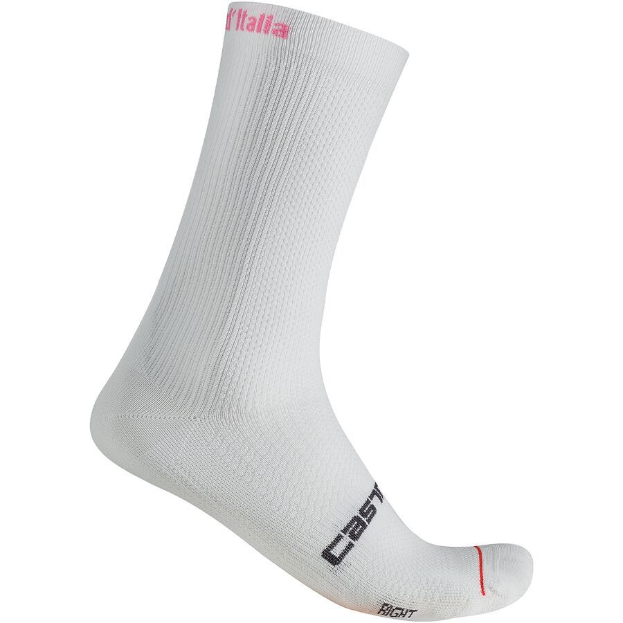 backcountry Castelli GIRO D'Italia Sock 18 Bianco