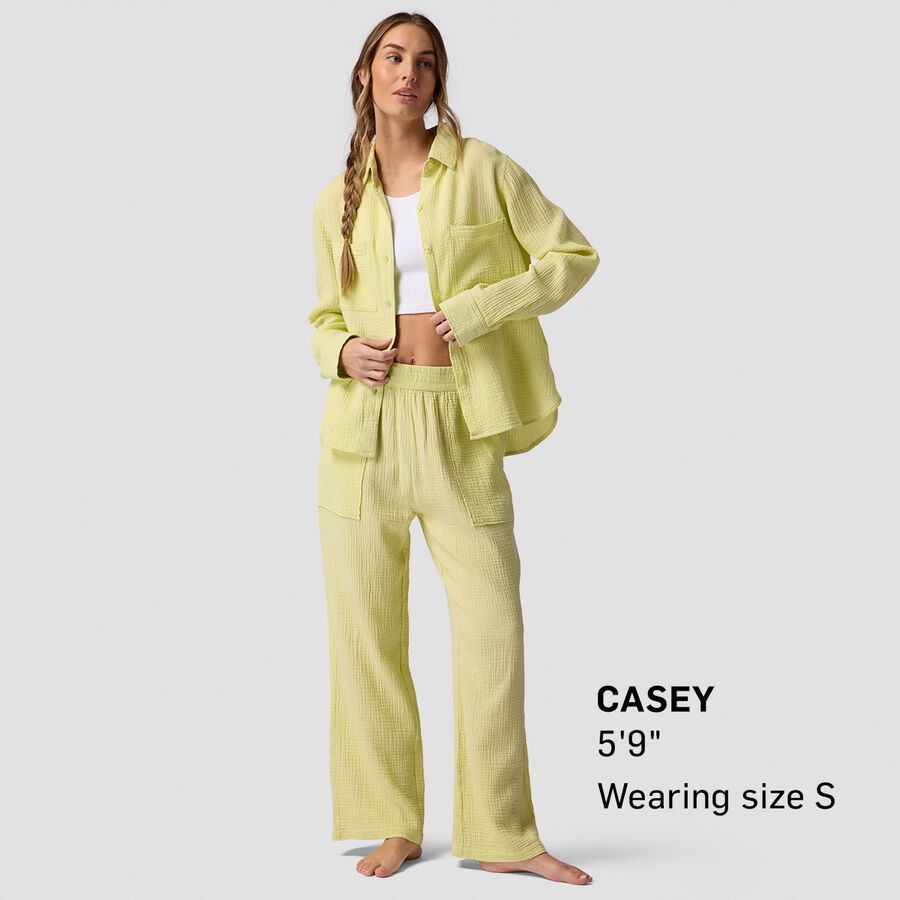 Backcountry Backcountry Cotton Gauze Long-Sleeve Button-Down - Women's Luminary