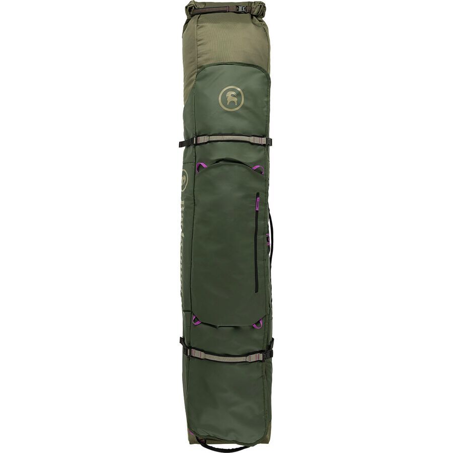 backcountry Backcountry Cottonwoods Double Ski & Snowboard Rolling Bag Climbing Ivy/Kalamata