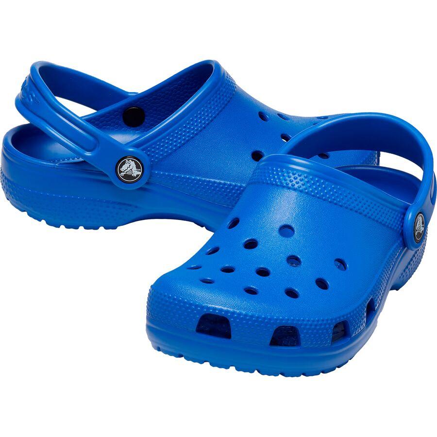 Backcountry Crocs Classic Clog - Kids' Blue Bolt