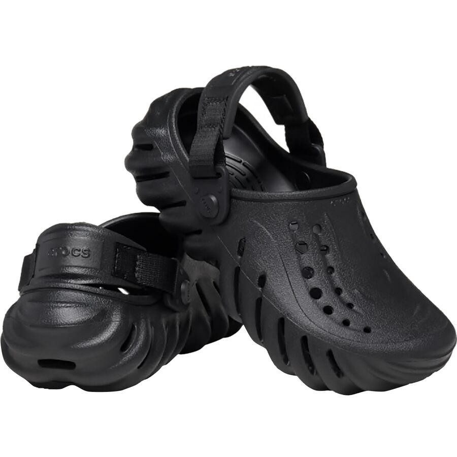 Backcountry Crocs Echo Clog - Kids' Black