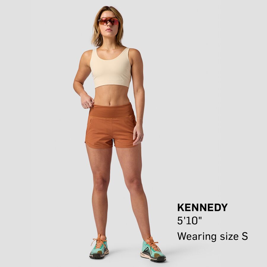 Backcountry Backcountry Destination Longline Bra Top - Women's Fog