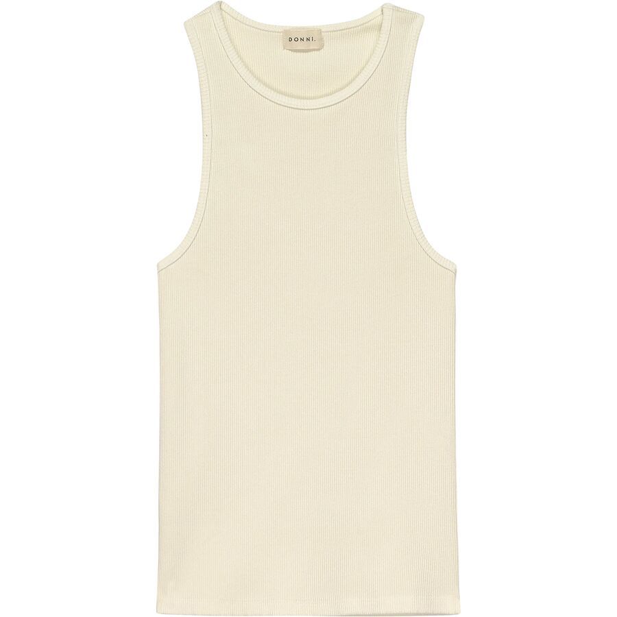 backcountry Donni The Rib Scoop Tank - Women's Creme