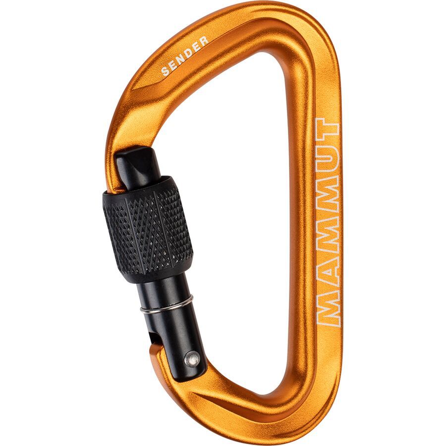 backcountry Mammut Sender Screwgate Carabiner Gold