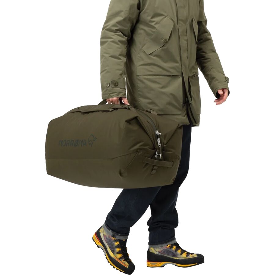 Backcountry Norrona 90L Duffel Bag Olive Night