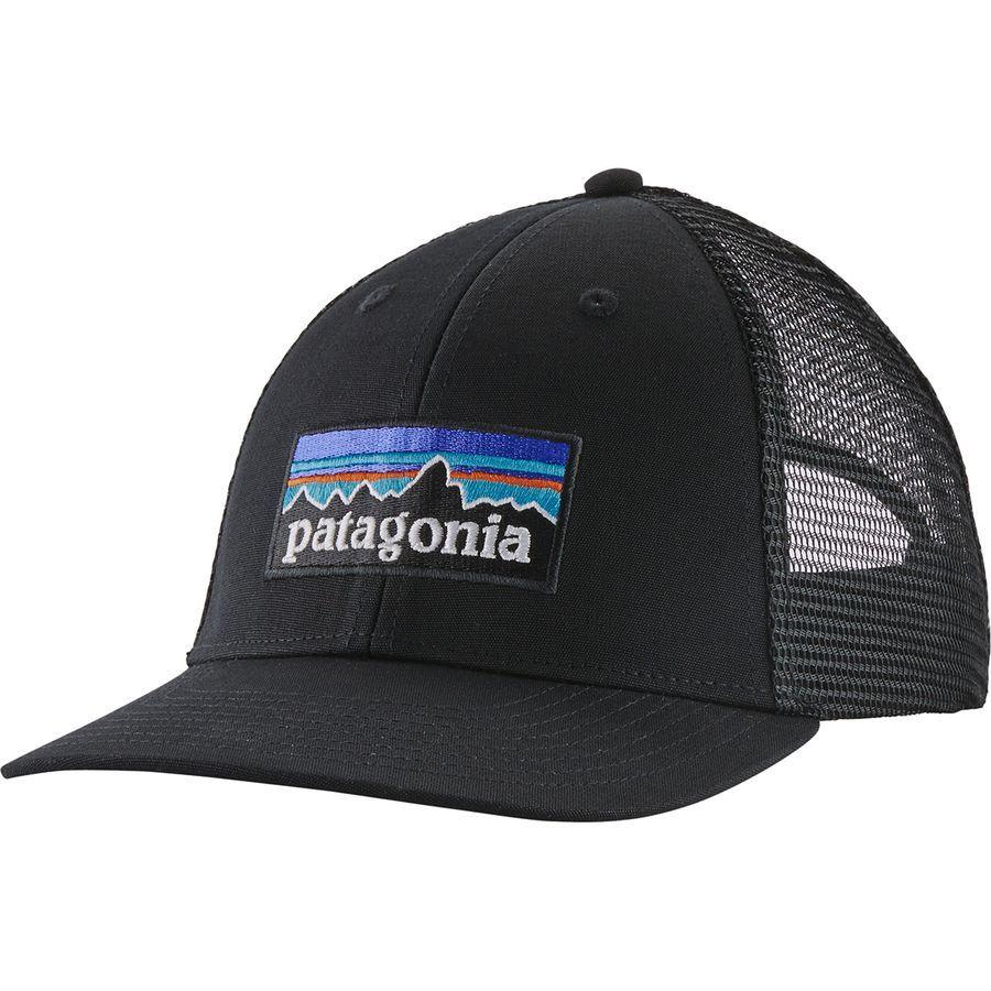 backcountry Patagonia P6 LoPro Trucker Hat Black