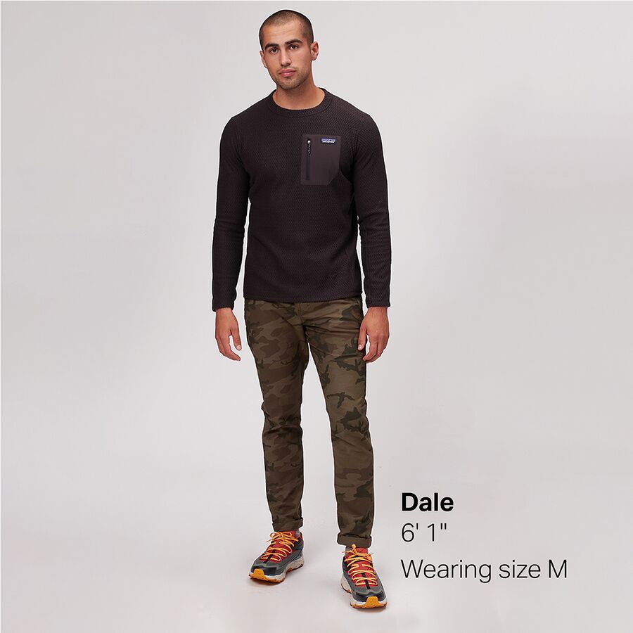 Backcountry Patagonia R1 Air Crew Top - Men's Black