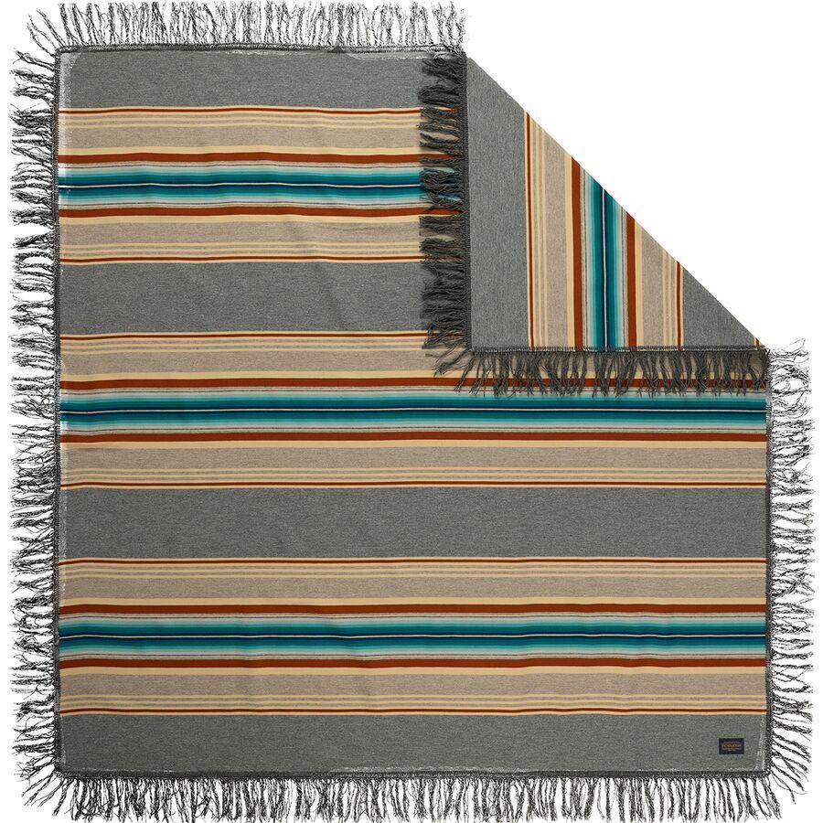 backcountry Pendleton Serape Shawl Grey
