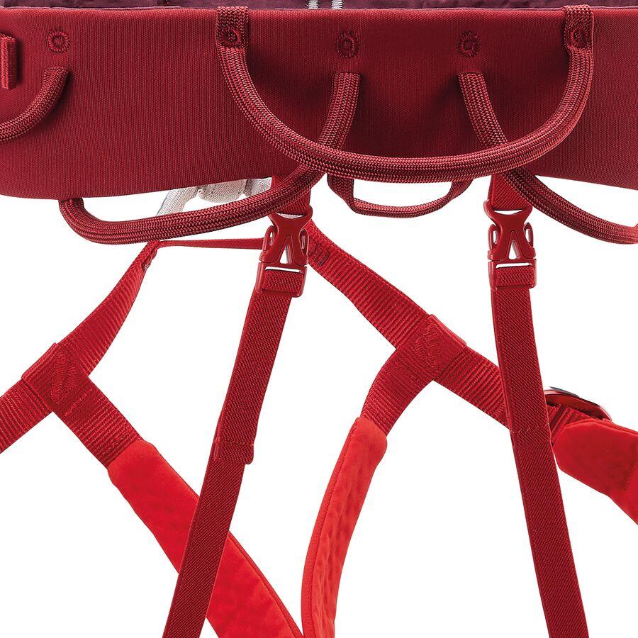Backcountry Petzl Adjama Harness Dark Red