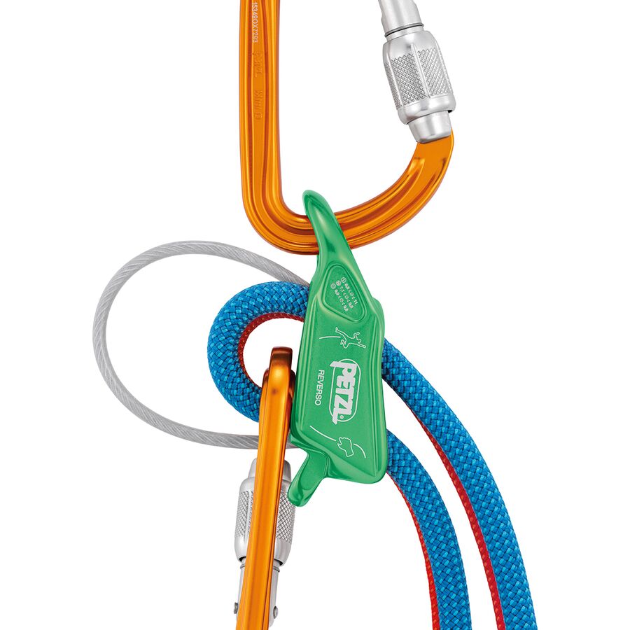 Backcountry Petzl Reverso Belay Device Green
