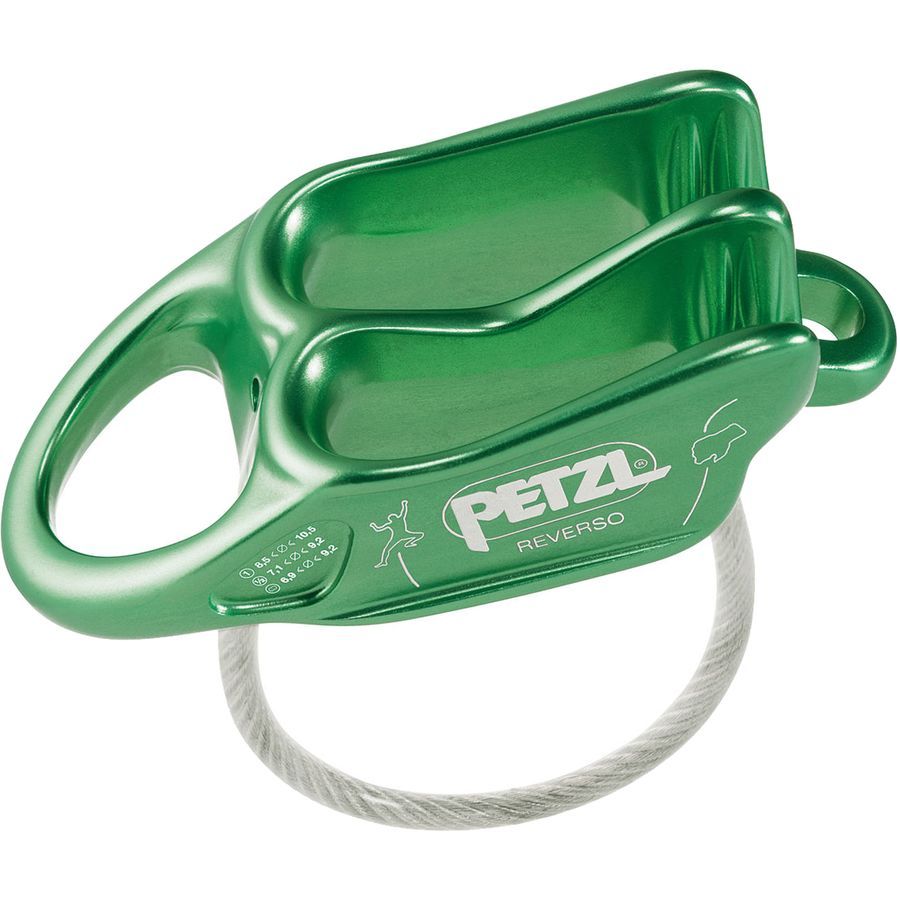 backcountry Petzl Reverso Belay Device Green