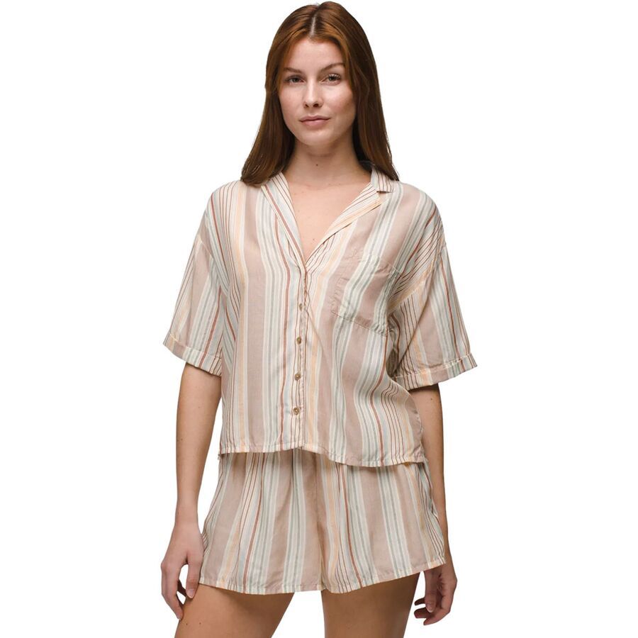 backcountry prAna Iguala Top - Women's Clay Stripe