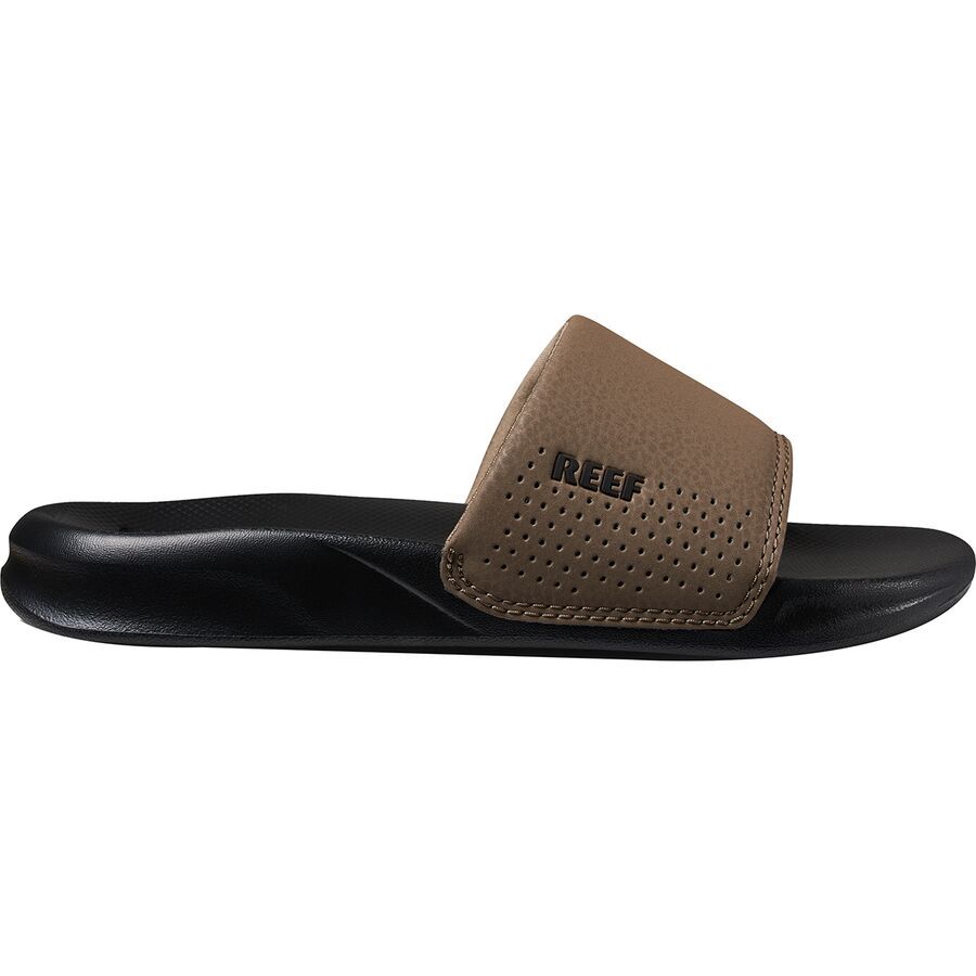 backcountry Reef One Slide Sandal - Boys' Black/Tan