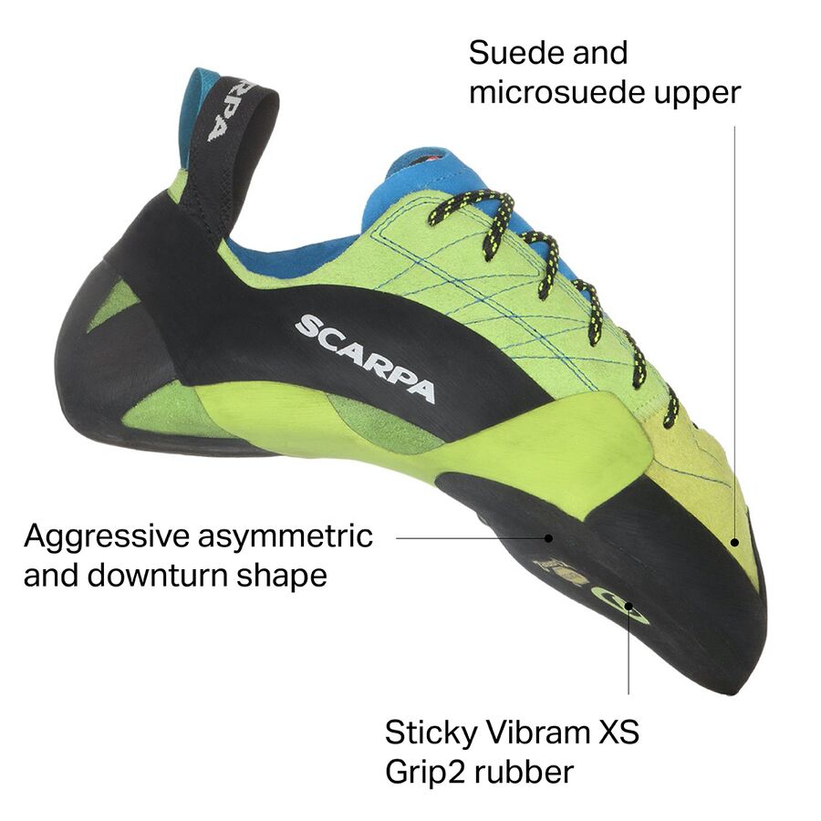 Backcountry Scarpa Mago Climbing Shoe Bright Lime