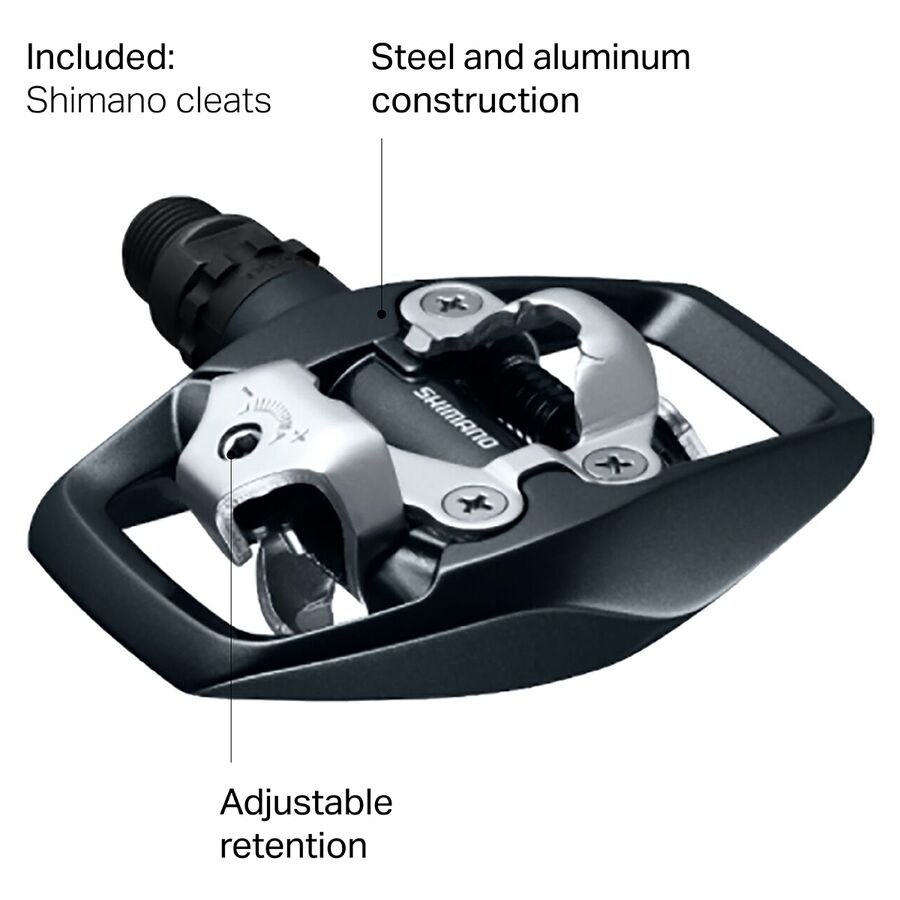 Backcountry Shimano PD-ED500 SPD Pedals Black