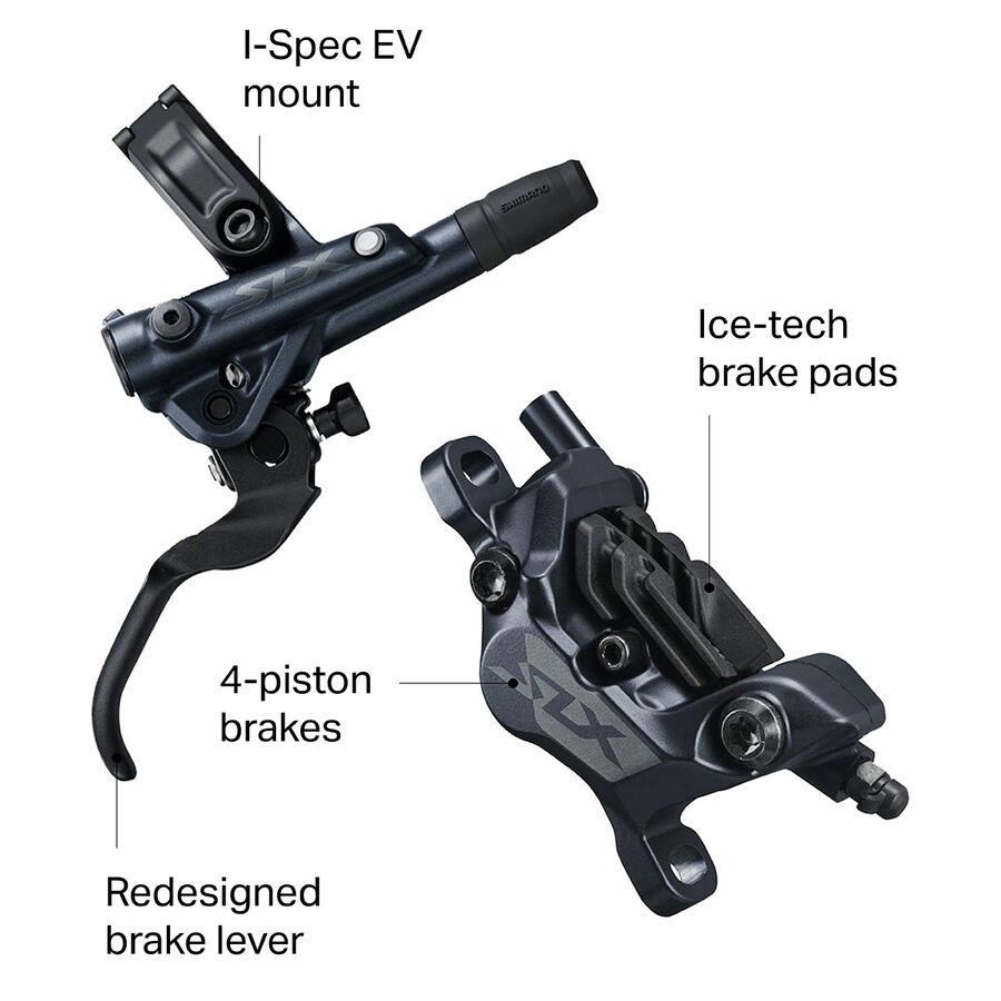 Backcountry Shimano SLX BR-M7120 Disc Brake Black