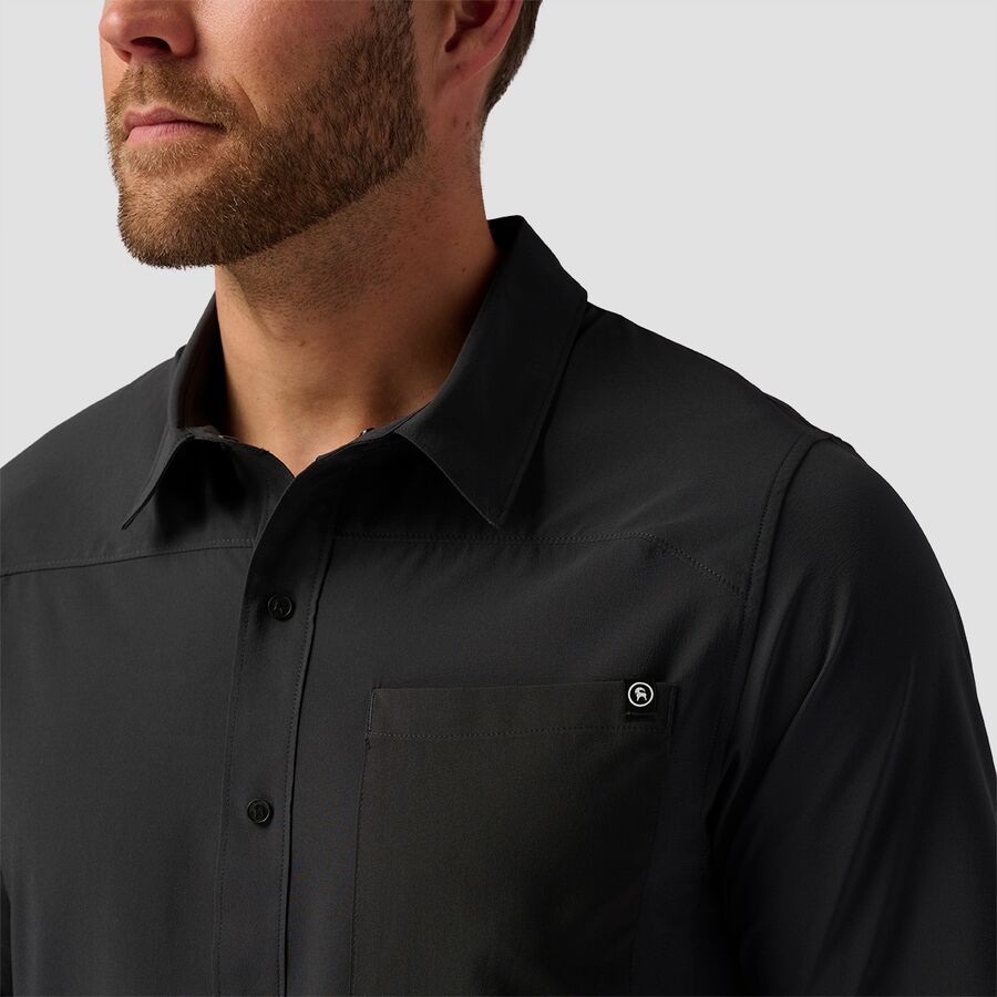 Backcountry Backcountry Slickrock Short-Sleeve Button-Up Jersey - Men's Black