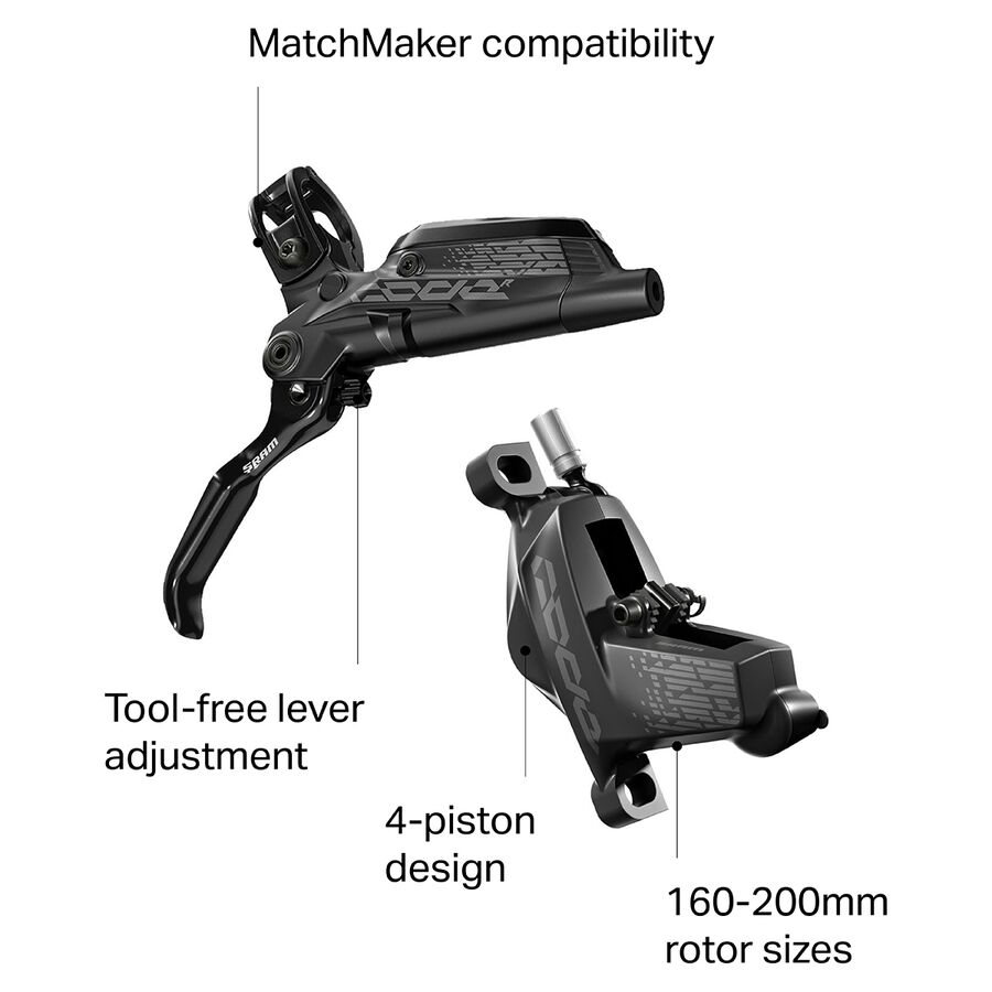 Backcountry SRAM Code R Disc Brake Diffusion Black