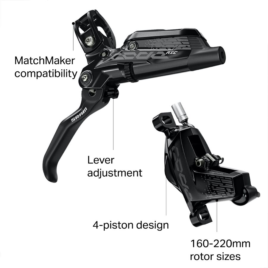 Backcountry SRAM Code RSC Disc Brake Black Ano