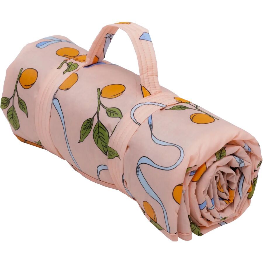 backcountry BAGGU Puffy Picnic Blanket Apricots & Ribbons