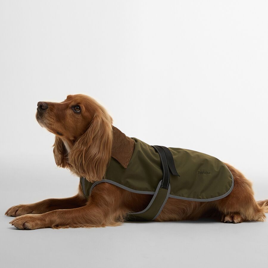 Backcountry Barbour Monmouth Waterproof Dog Coat Olive2
