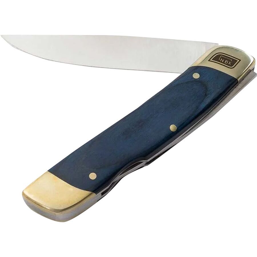 backcountry Barebones Single Blade Pocket Knife Blue