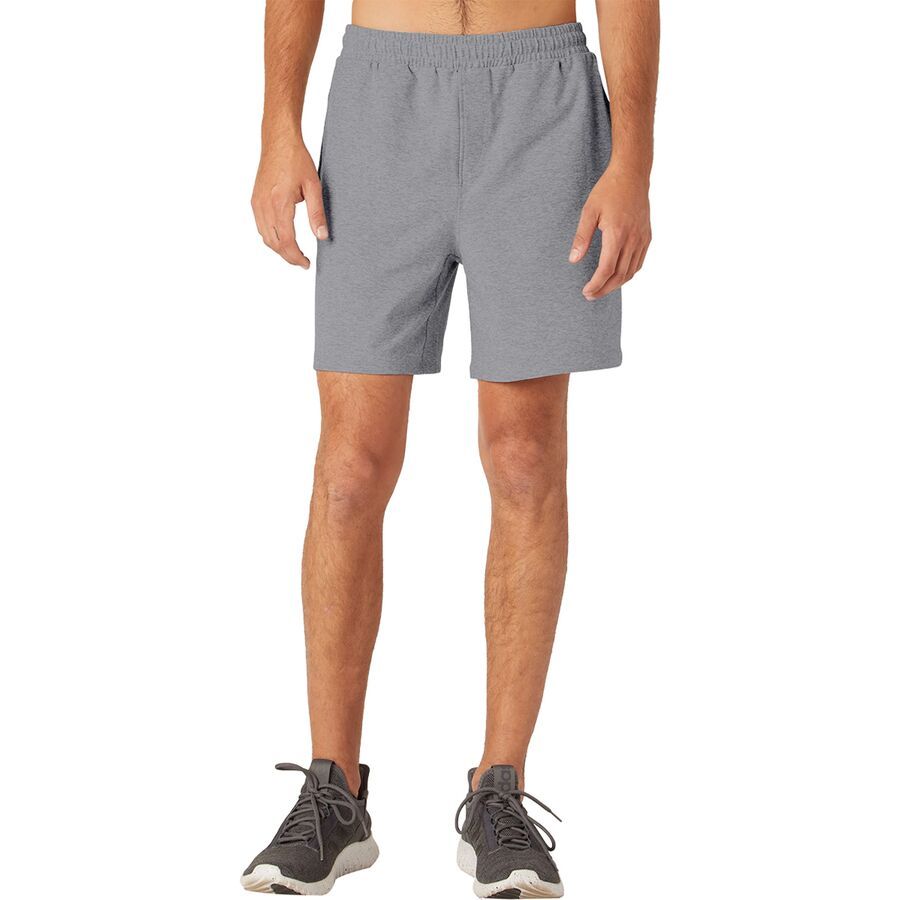 backcountry Beyond Yoga Take It Easy Short - Men's Cloud Gray Heather