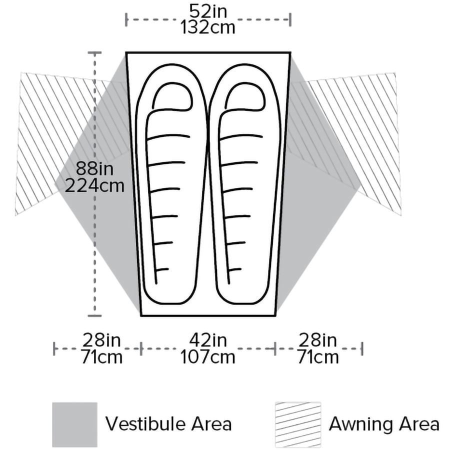 Backcountry Big Agnes Copper Spur HV UL2 Tent: 2-Person 3-Season