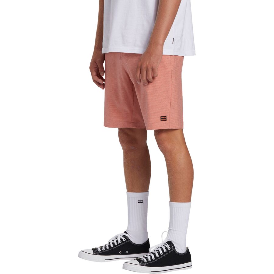 Backcountry Billabong Crossfire Mid Submersible 19in Short - Men's Coral