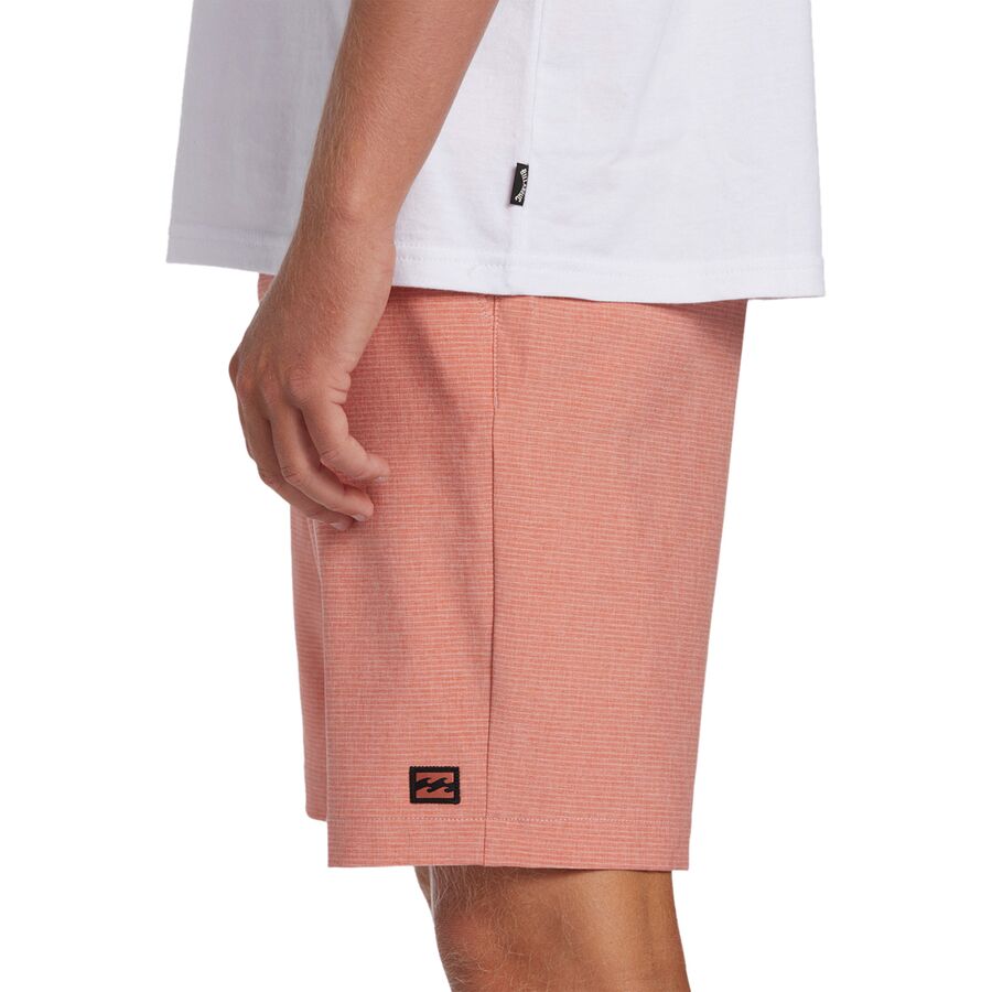 Backcountry Billabong Crossfire Mid Submersible 19in Short - Men's Coral