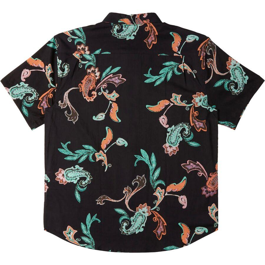Backcountry Billabong Sundays Short-Sleeve Shirt - Men's Black Multi