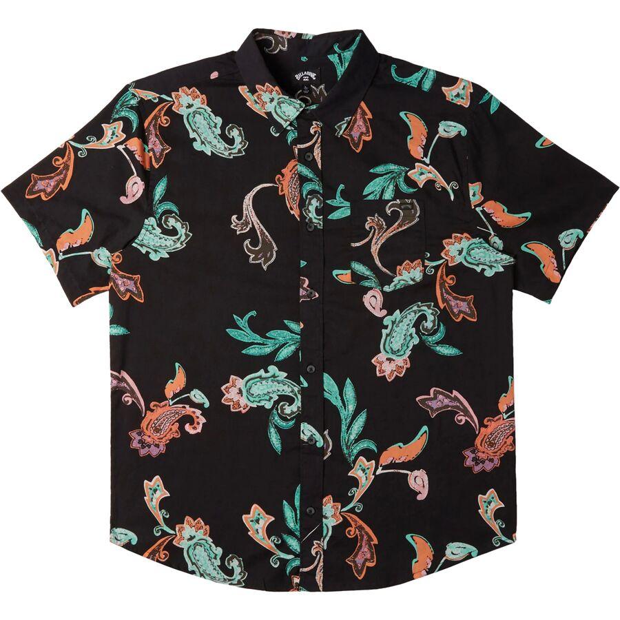 Backcountry Billabong Sundays Short-Sleeve Shirt - Men's Black Multi