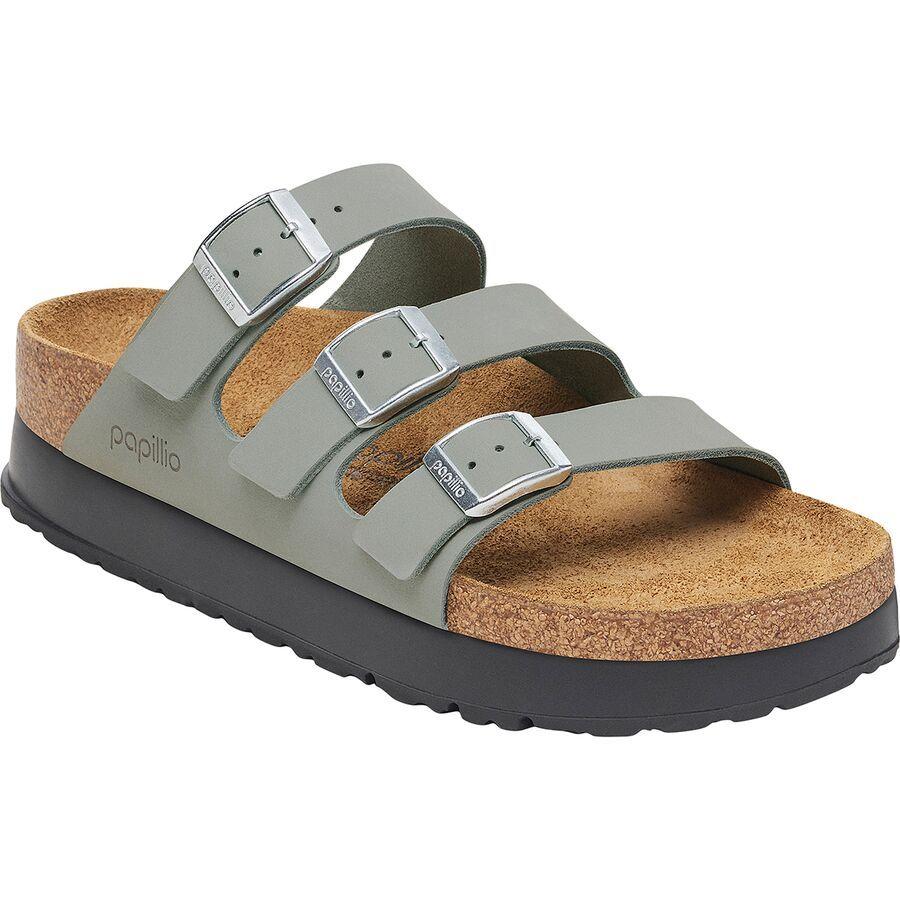 backcountry Birkenstock Florida III Platform Narrow Sandal - Women's Pure Sage Nubuck