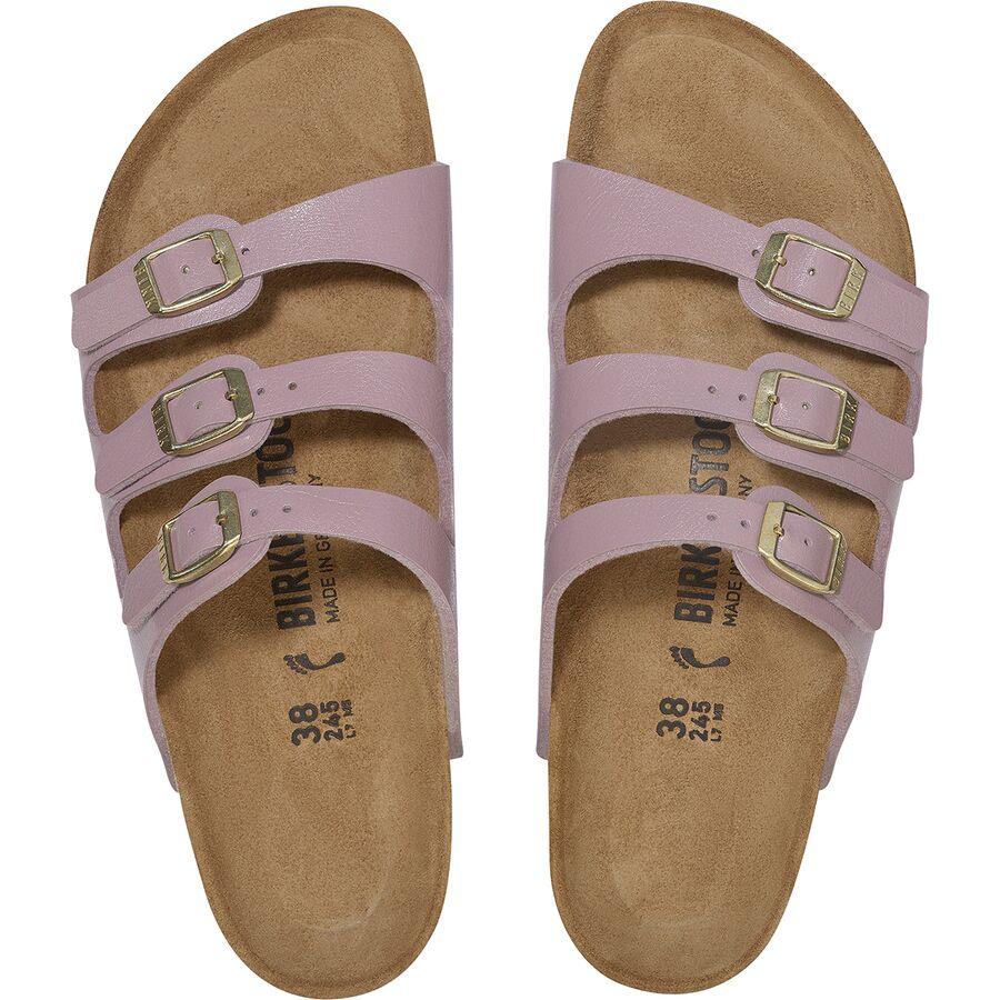 Backcountry Birkenstock Florida Sandal - Women's Graceful Faded Purple Birko-Flor