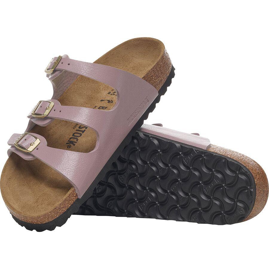 Backcountry Birkenstock Florida Sandal - Women's Graceful Faded Purple Birko-Flor