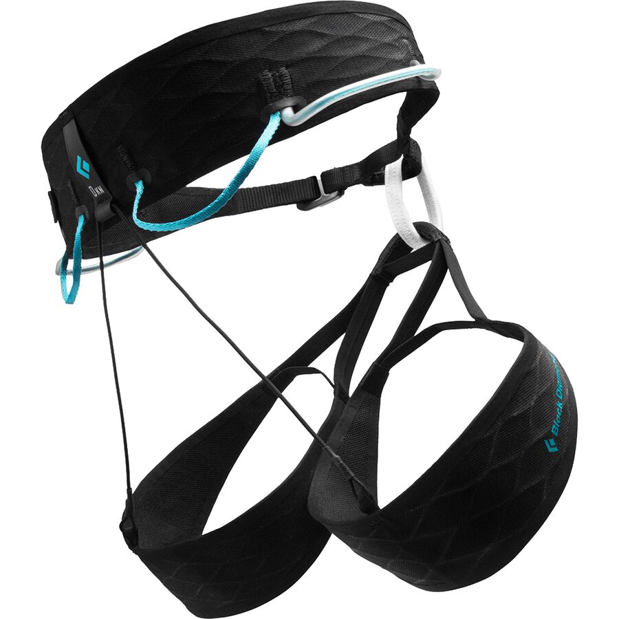 Backcountry Black Diamond AirNet Harness - Women's Black/Aqua Verde