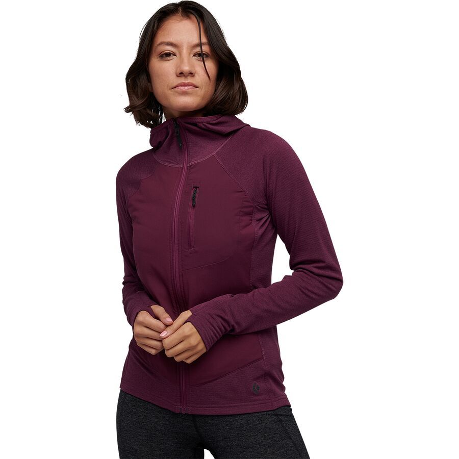 backcountry Black Diamond Coefficient LT Hybrid Hoodie - Women's Blackberry