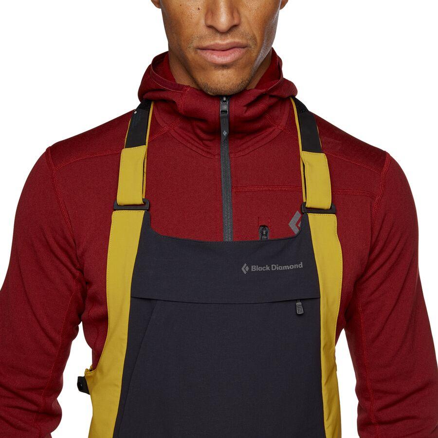Backcountry Black Diamond Recon Stretch Bib Pant - Men's Amber/Black