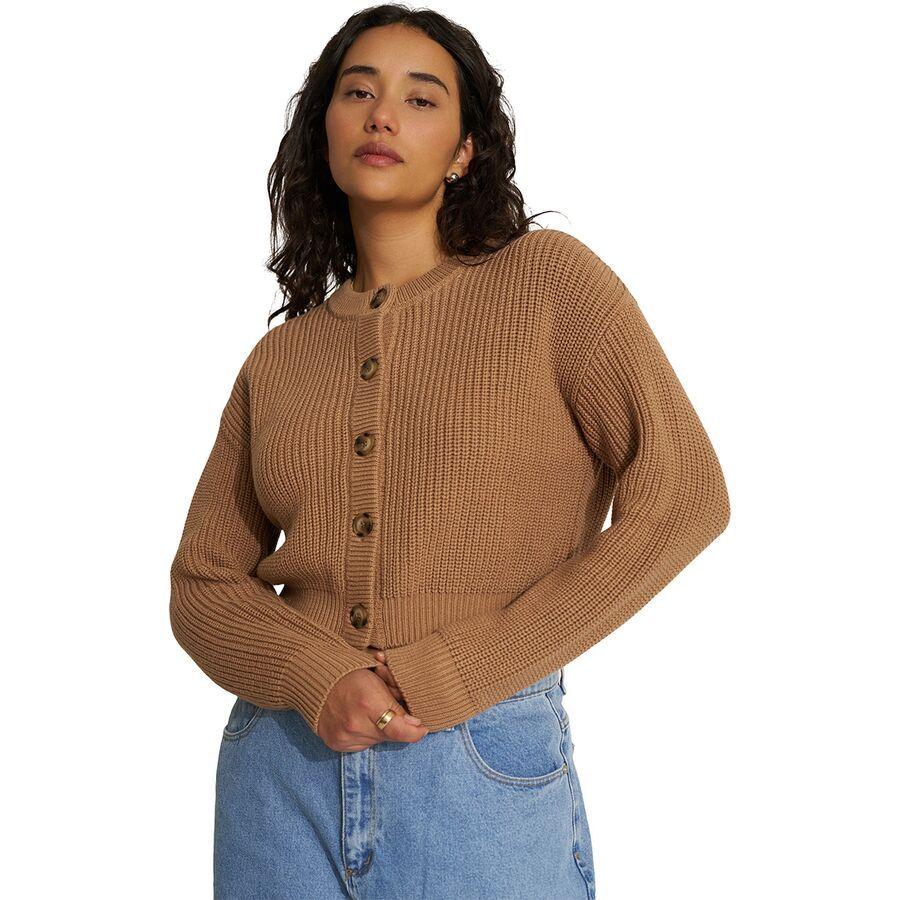 backcountry Callahan The Cropped Cardi - Women's Camel