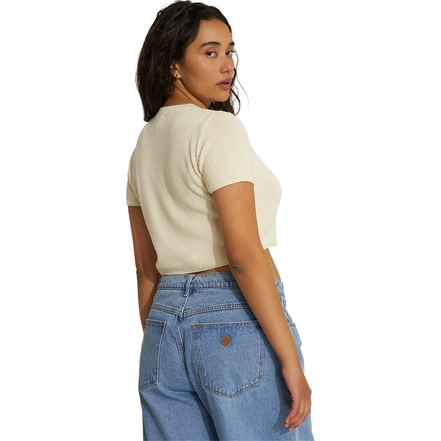 Backcountry Callahan The Knit T-Shirt - Women's Creme