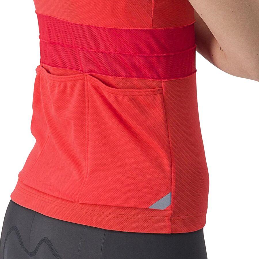 Backcountry Castelli Anima 4 Sleeveless Jersey - Women's Hibiscus/Soft Orange