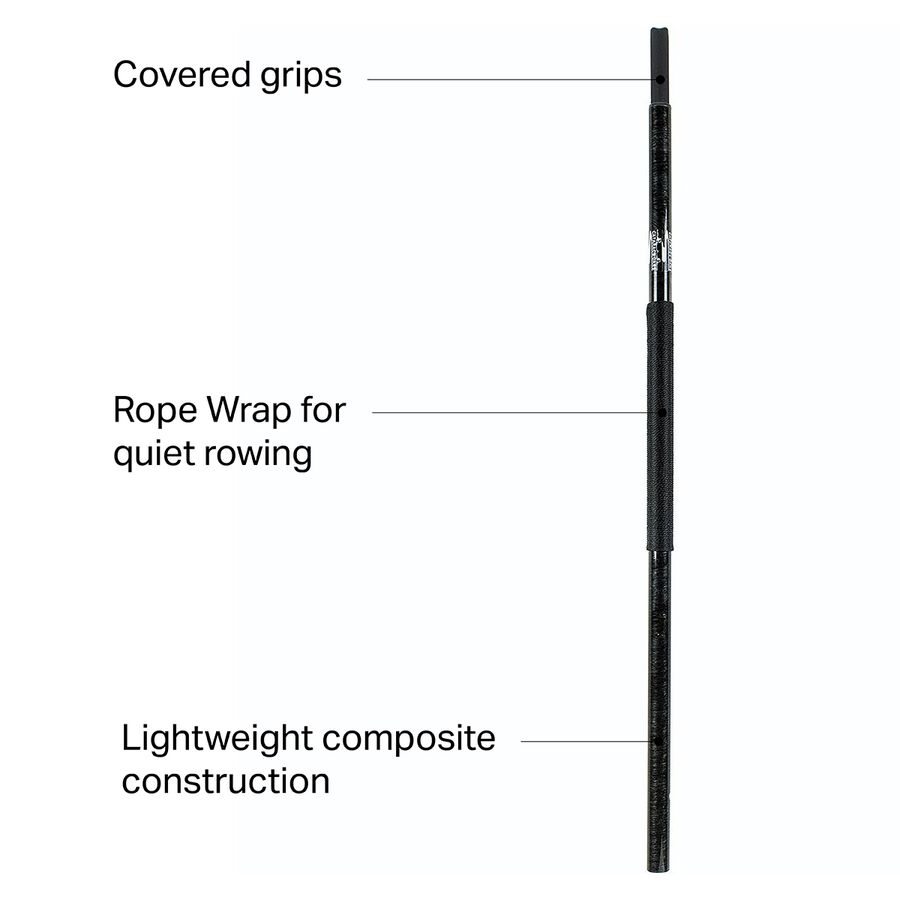 Backcountry Cataract Oars SGG Oar Shaft (Counterbalance And Rope Wrap) Black