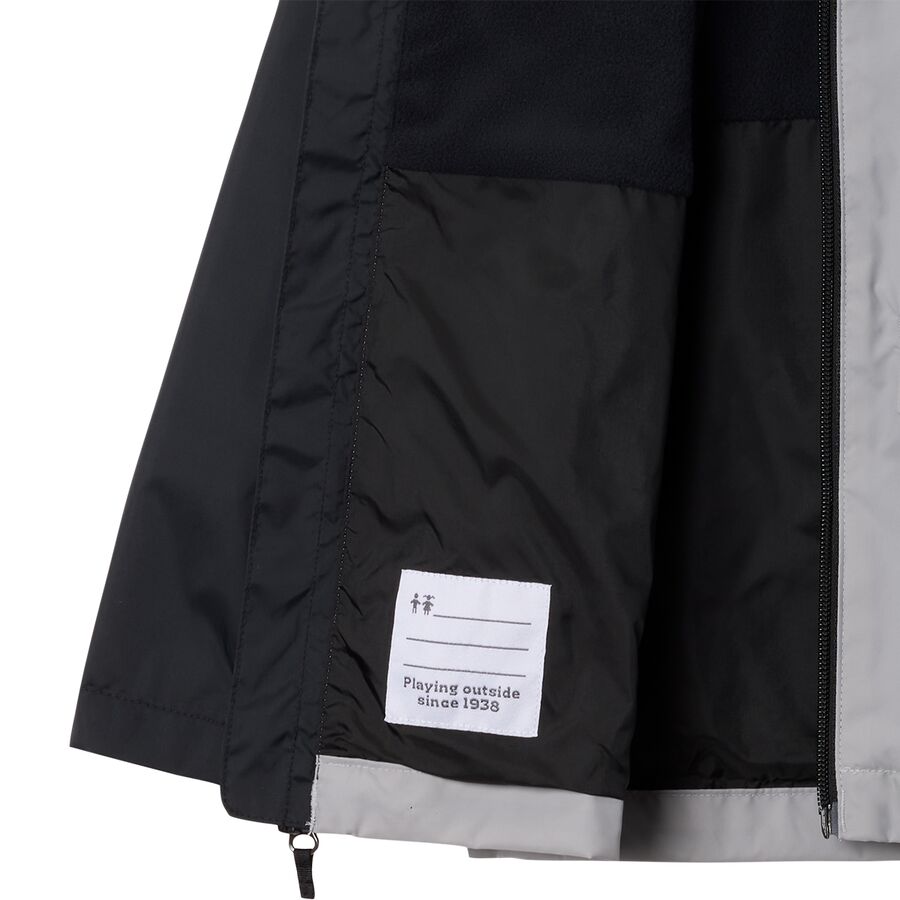 Backcountry Columbia Rain-Zilla II Jacket - Boys' Black/Columbia Grey
