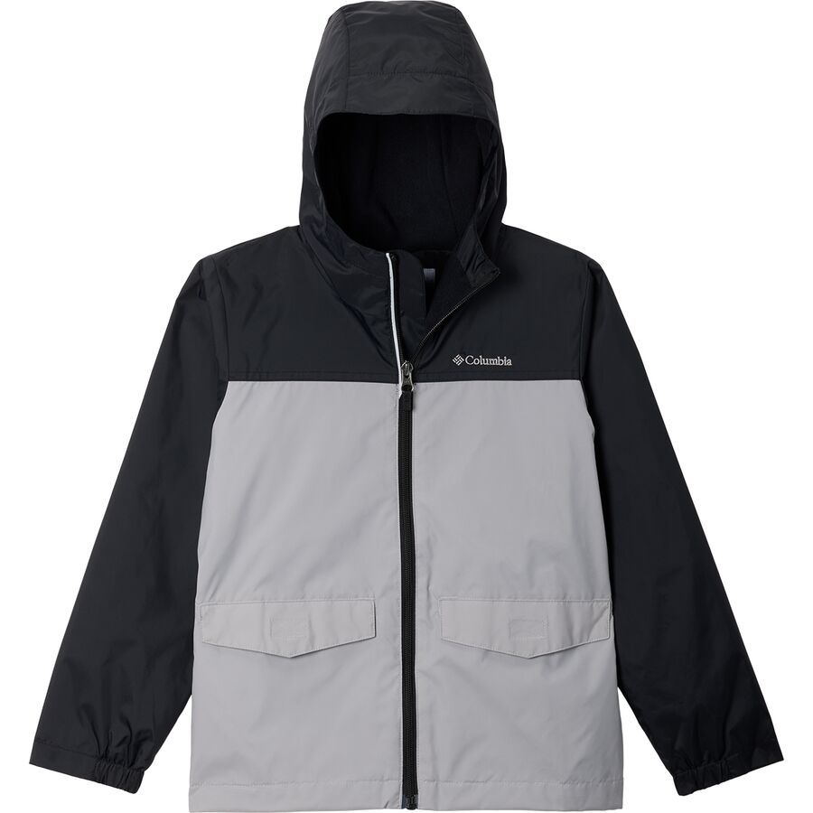 backcountry Columbia Rain-Zilla II Jacket - Boys' Black/Columbia Grey