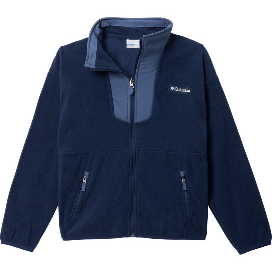 backcountry Columbia Sequoia Grove Full-Zip Fleece Jacket - Kids' Collegiate Navy/Dark Mountain