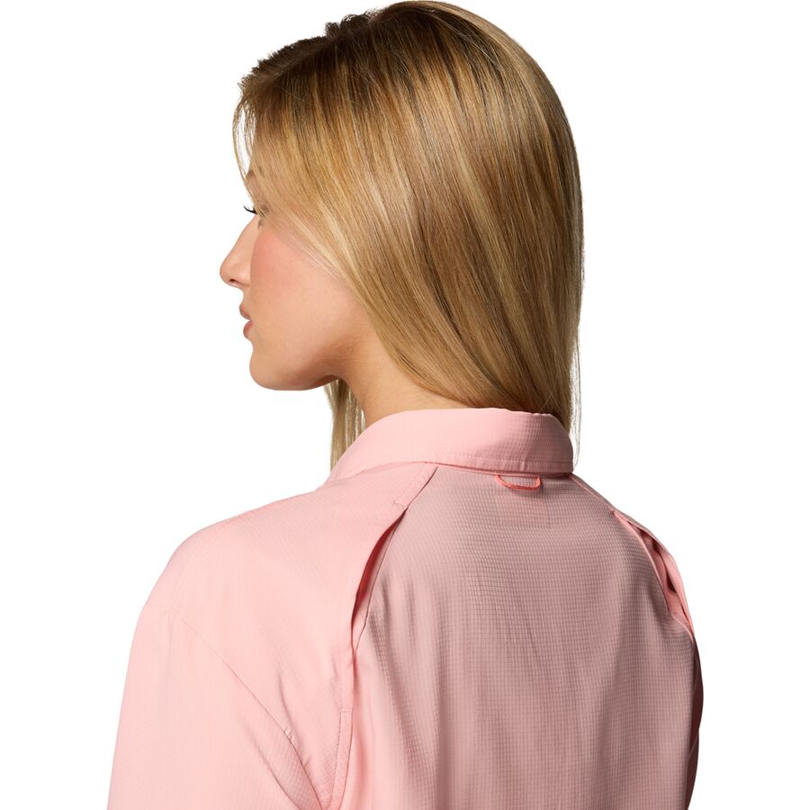 Backcountry Columbia Silver Ridge Utility Long-Sleeve Shirt - Women's Pink Sand
