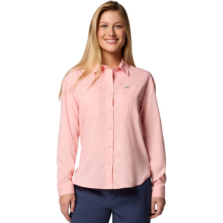 backcountry Columbia Silver Ridge Utility Long-Sleeve Shirt - Women's Pink Sand