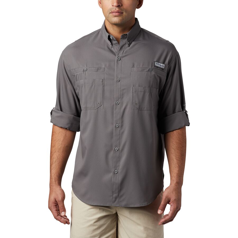Backcountry Columbia Tamiami II Long-Sleeve Shirt - Men's City Grey
